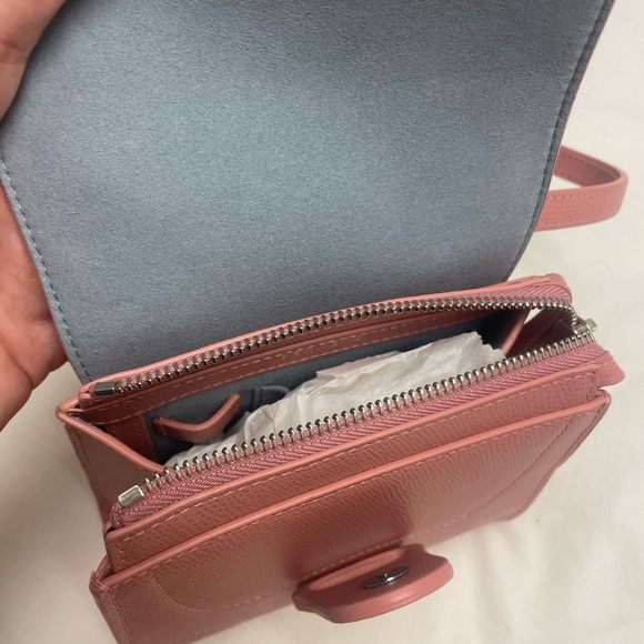 BNWT Senreve Mini Alunna in pebbled mauve - Picture 7 of 8